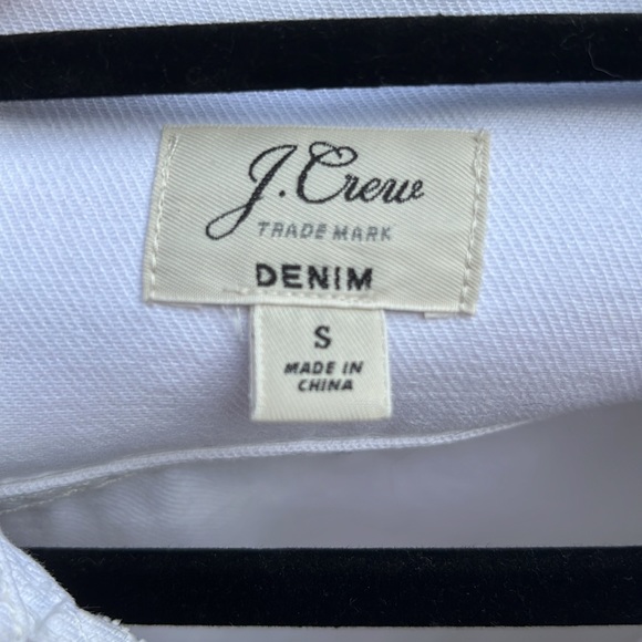 JCrew classic white denim jacket - Picture 4 of 5
